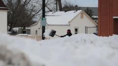 Lake-effect snow blankets Great Lakes region