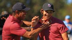 Tiger Woods’ son Charlie hits first hole-in-one
