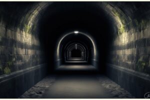 old dark small tunnel