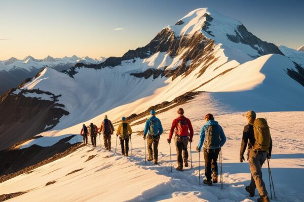 trekking in group