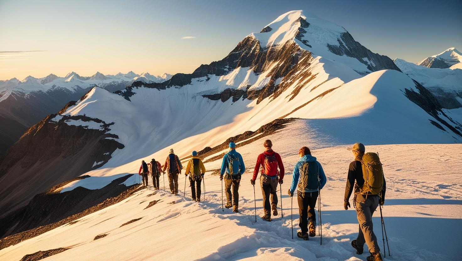 trekking in group