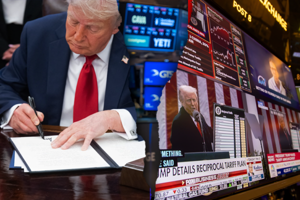 Trump wagers US economy in high-stakes tariff gamble at 100-day mark